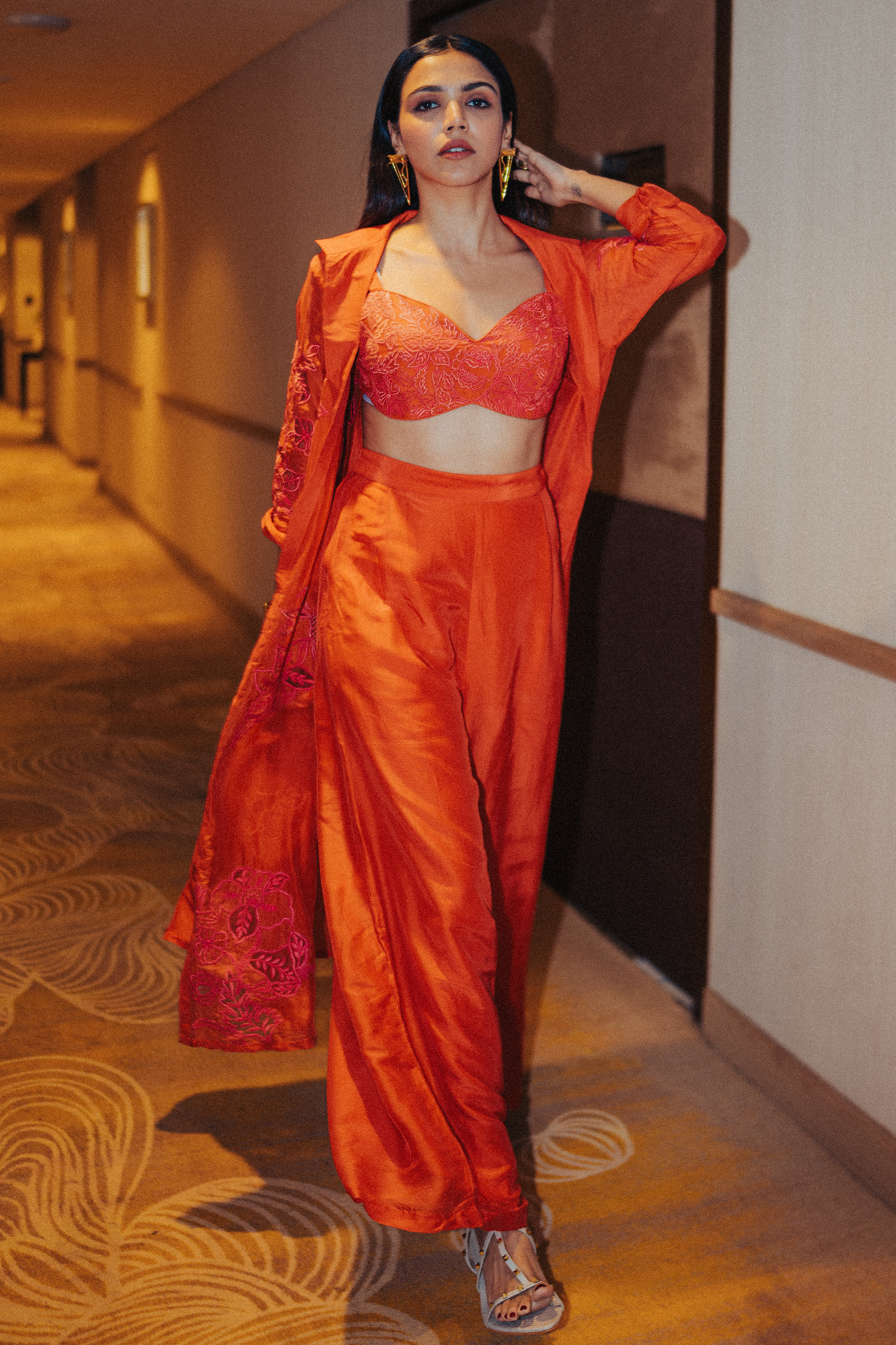 Shriya Pilgaonkar in the ANTOINETTE JACKET SET – paulmiandharsh