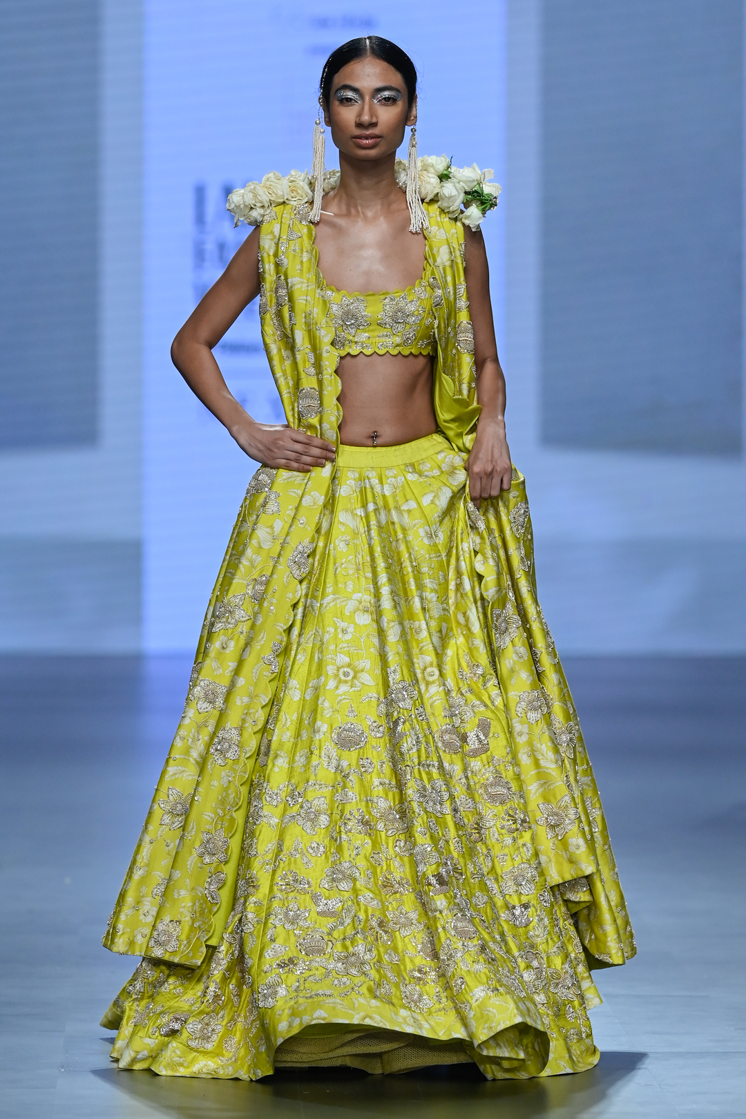 Barkha Singh in the ESTHER LEHENGA SET