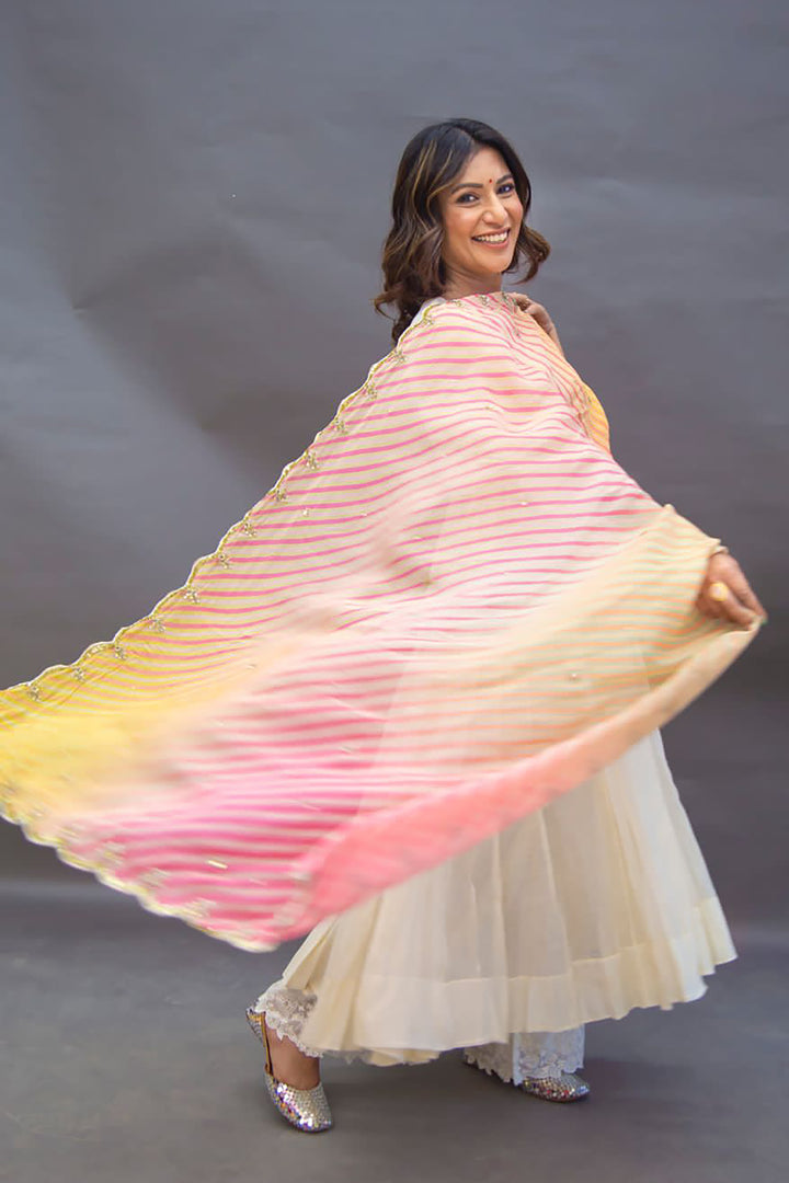 MISS MALINI IN THE FIZA ANARKALI SET