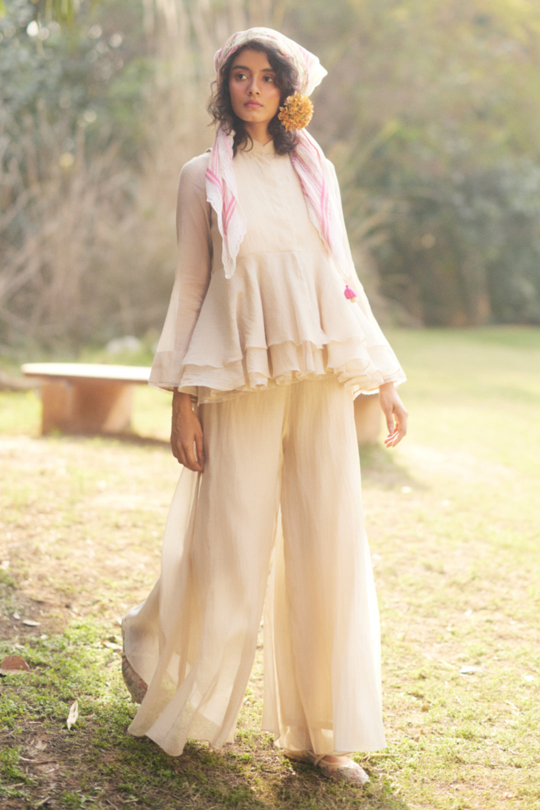 AMANI PEPLUM SET