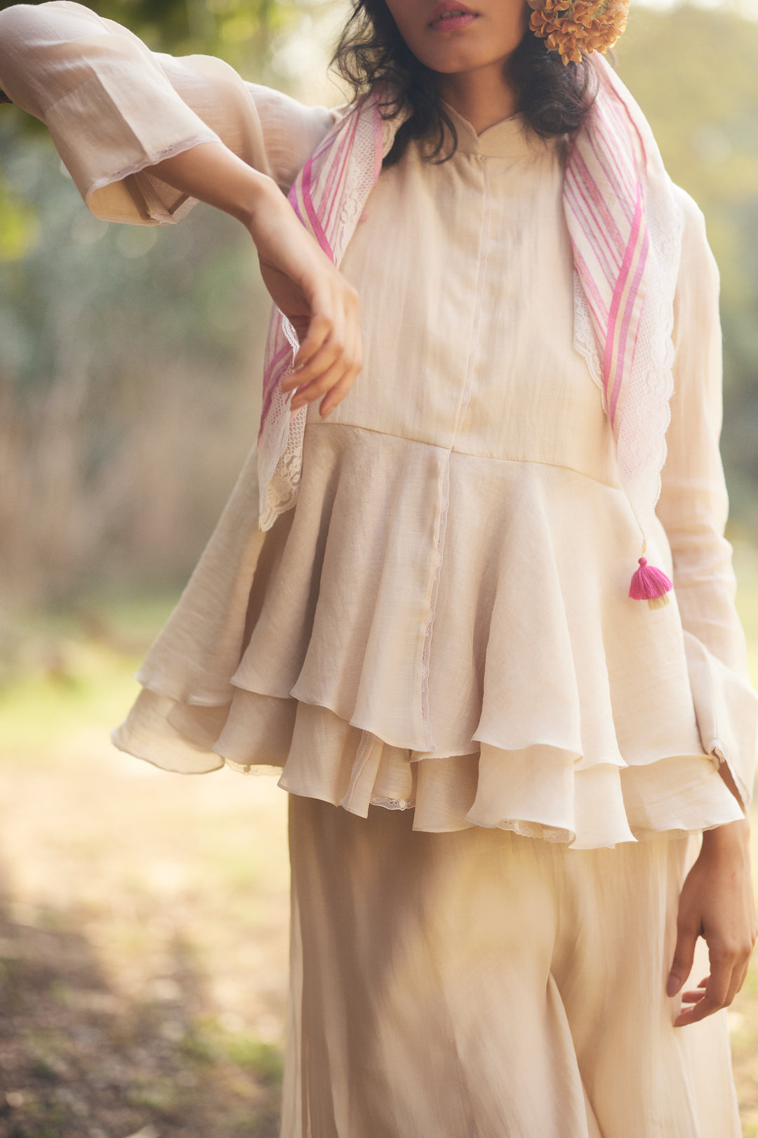 AMANI PEPLUM SET