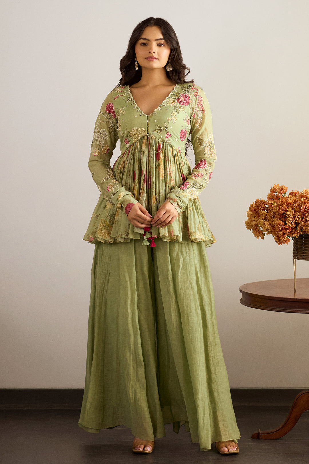 LEAH PEPLUM SET