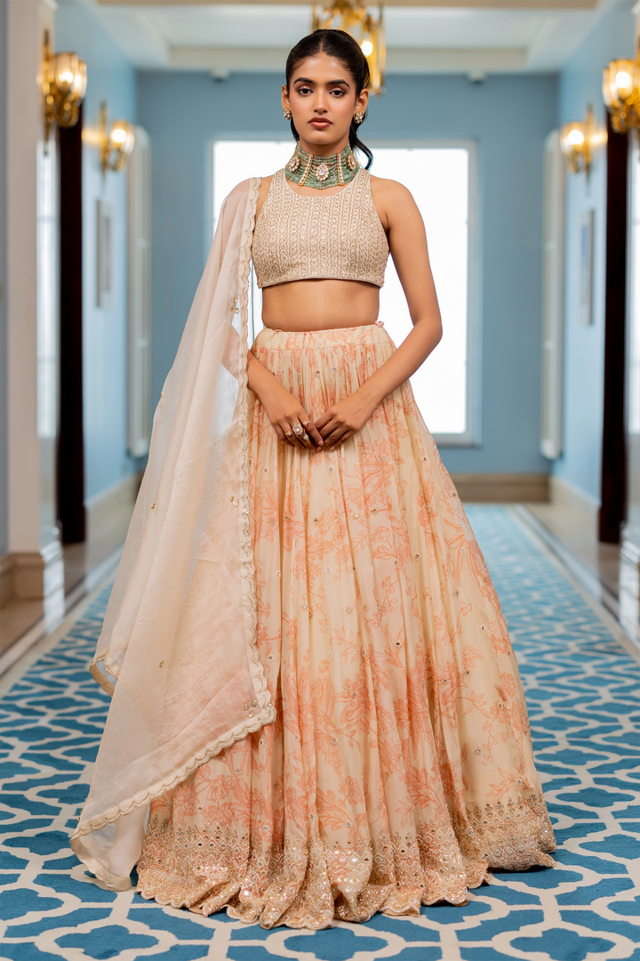 SAKI LEHENGA SET