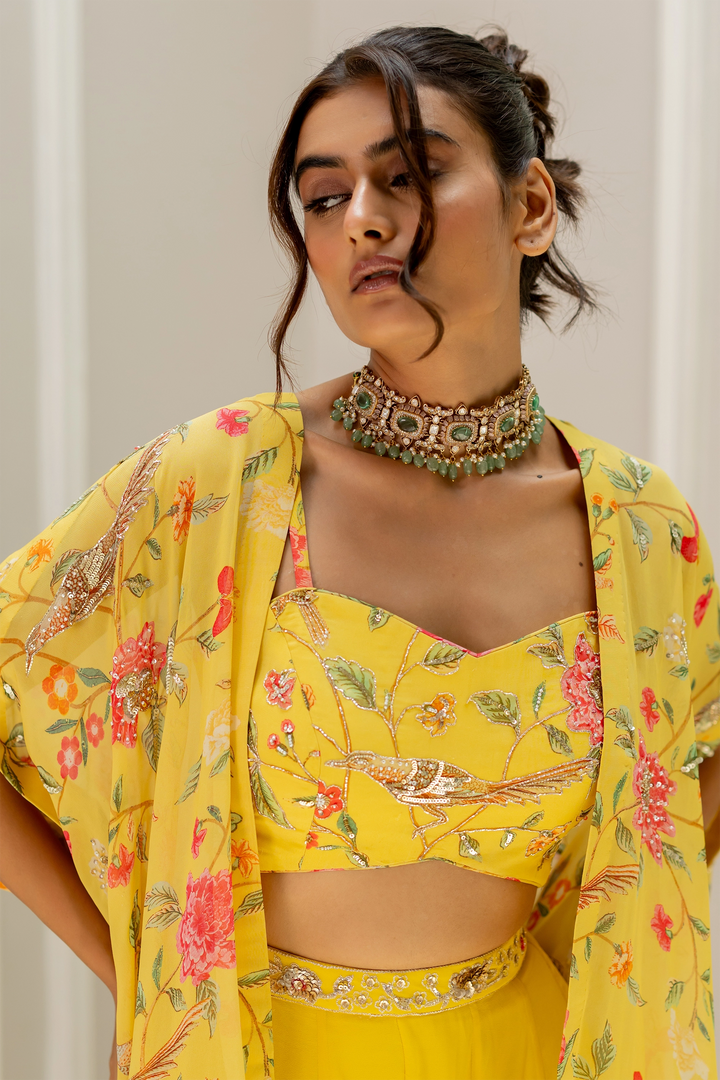 SHELLY JACKET SET – YELLOW