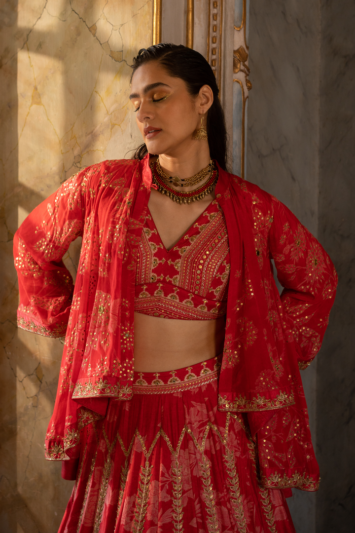 Tarini Manchanda in the EYANA LEHENGA SET
