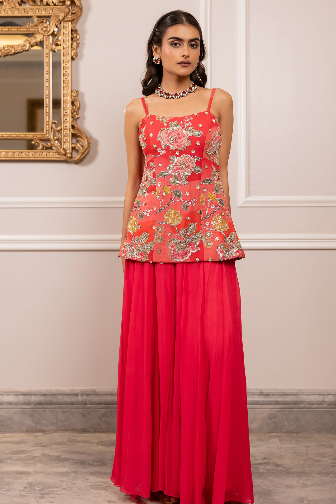 MIYU KURTA SET – RED