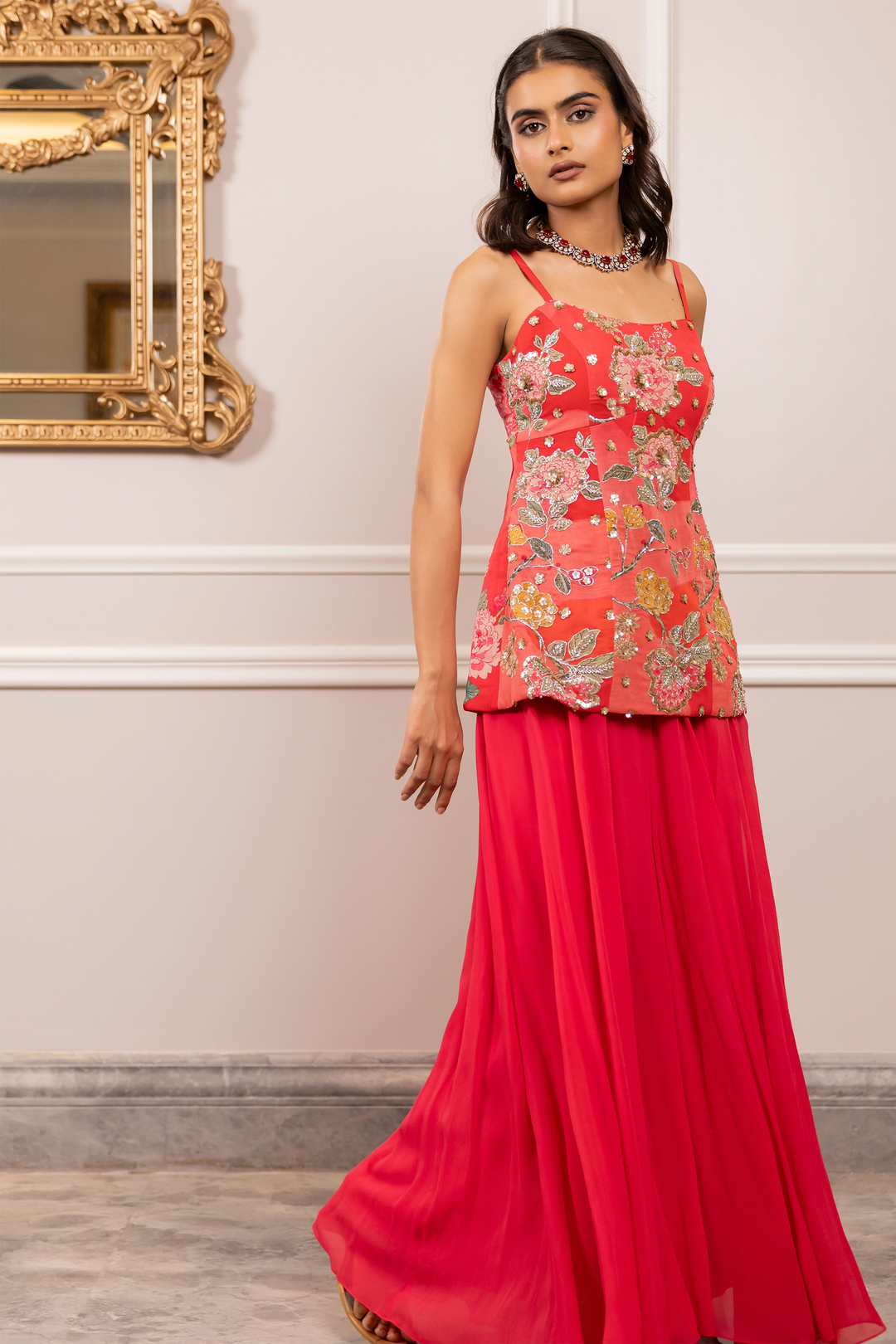 MIYU KURTA SET – RED