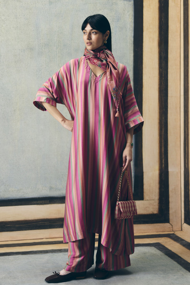 Ayaka kurta set - DUSKY