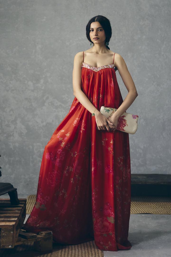 Yume jumpsuit set -RED