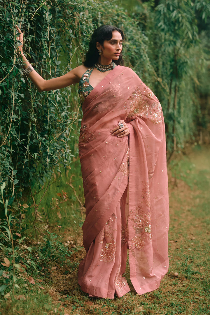 ROSY SAREE SET