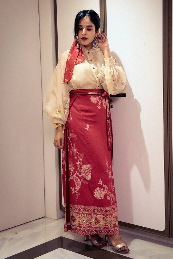 Roselle skirt set