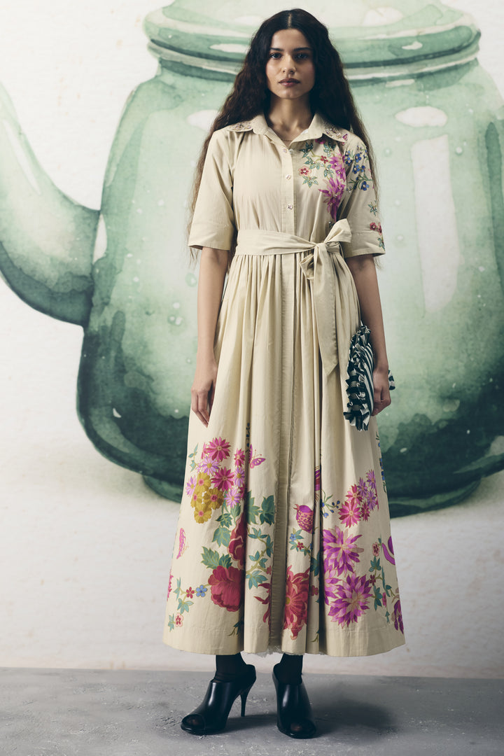 Moonflower Tie Dress