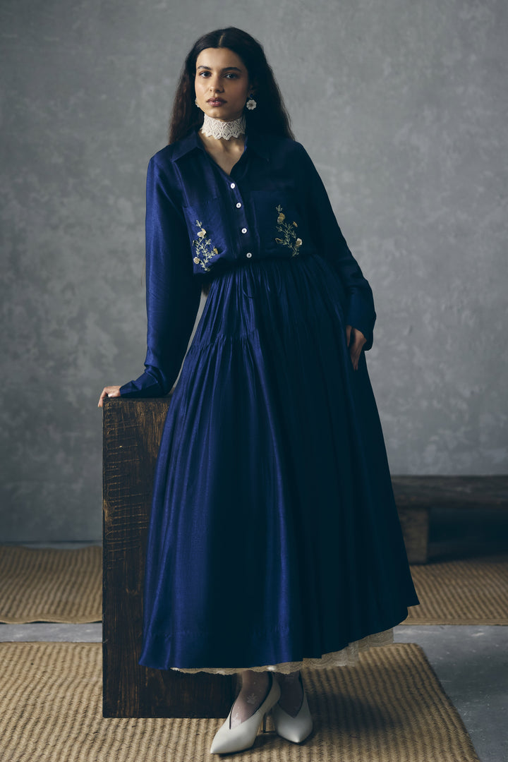 Elina dress- BLUE