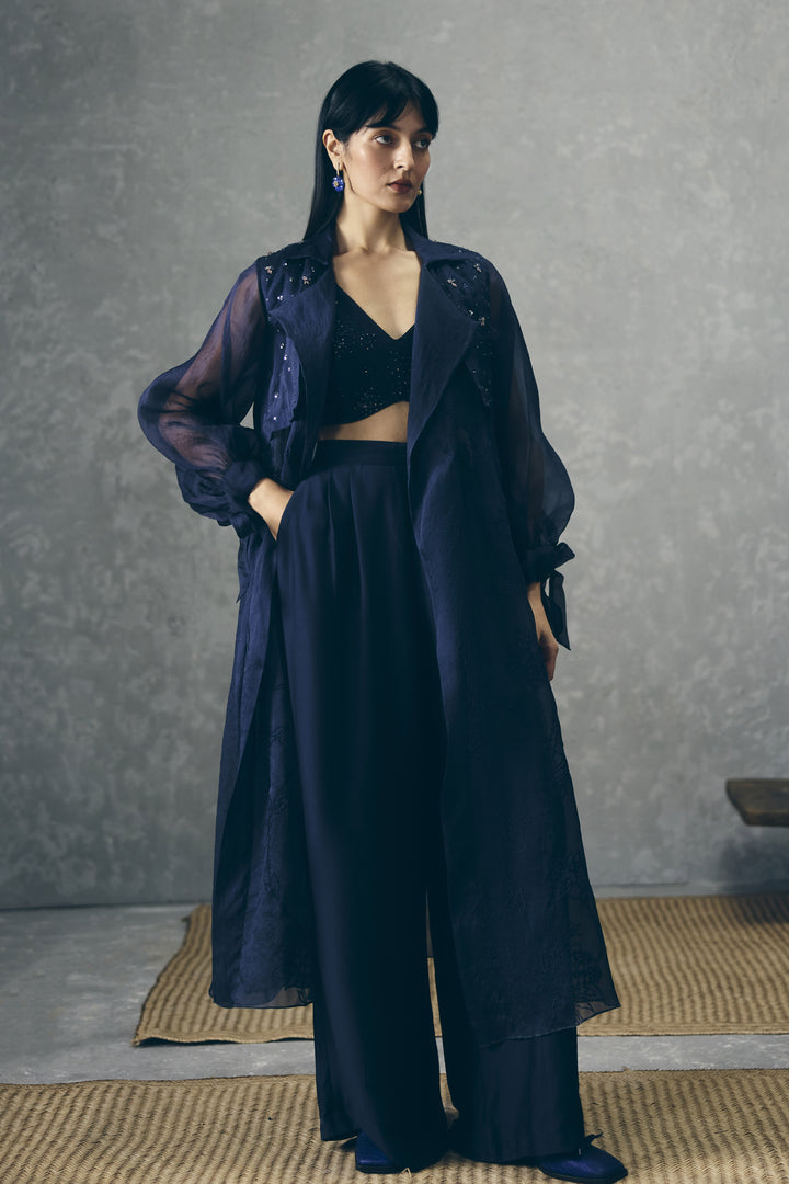 Nami jacket set - NAVY BLUE