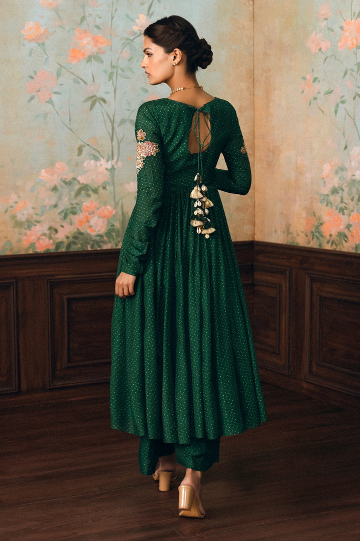 Henna Anarkali set