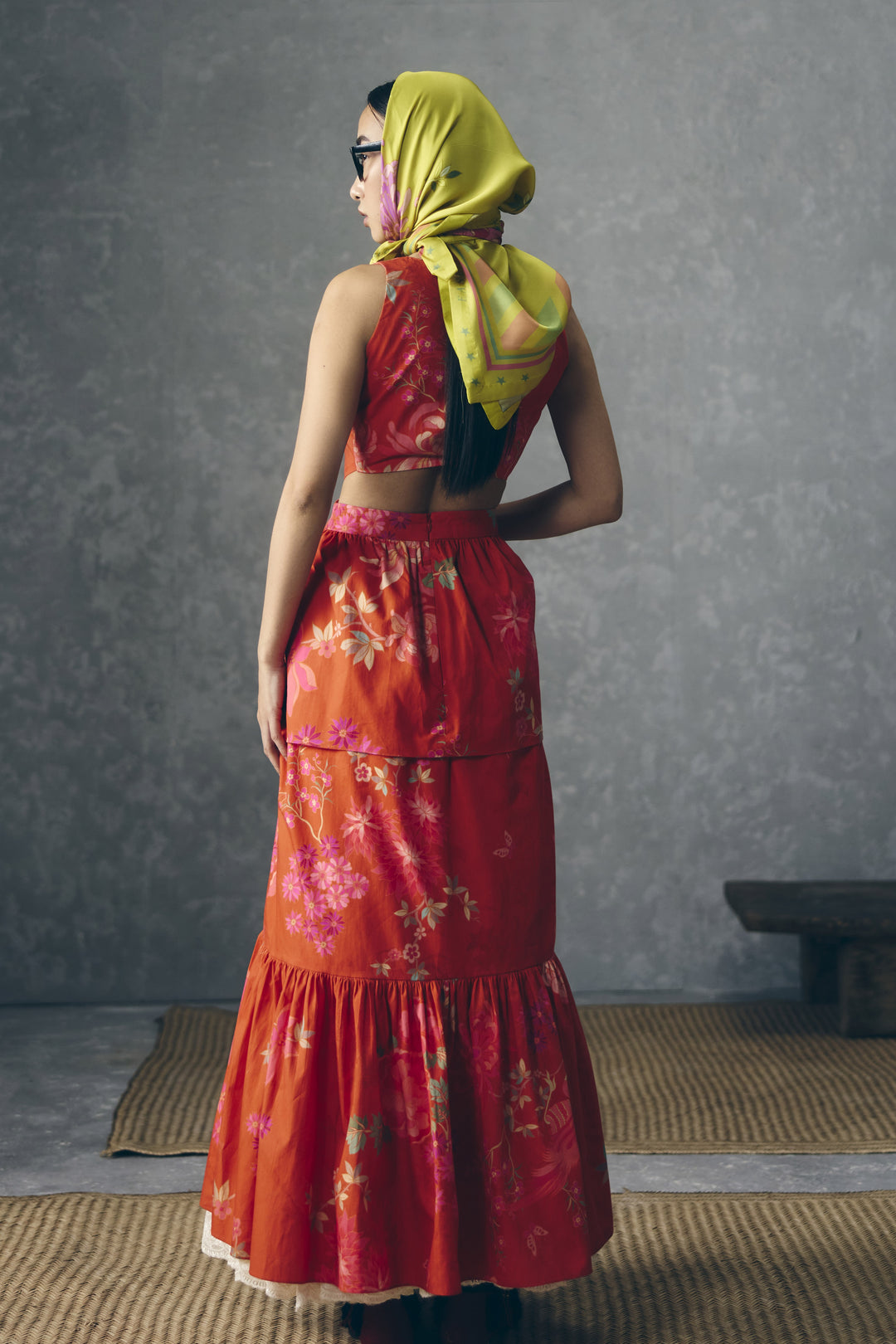 Selora dress - RUST ORANGE