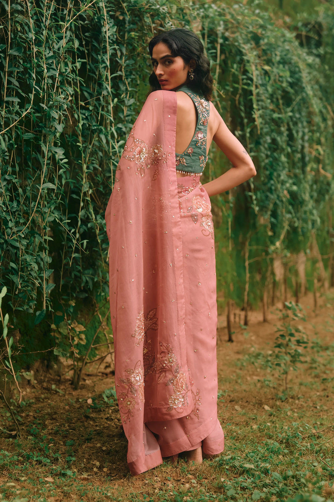 ROSY SAREE SET