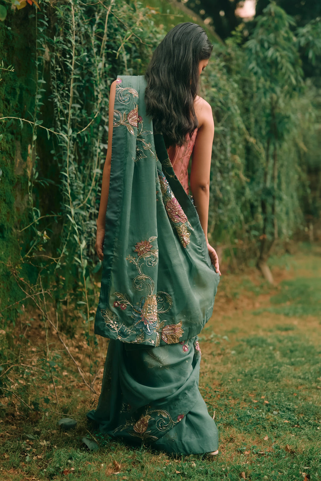 ROSY SAREE SET