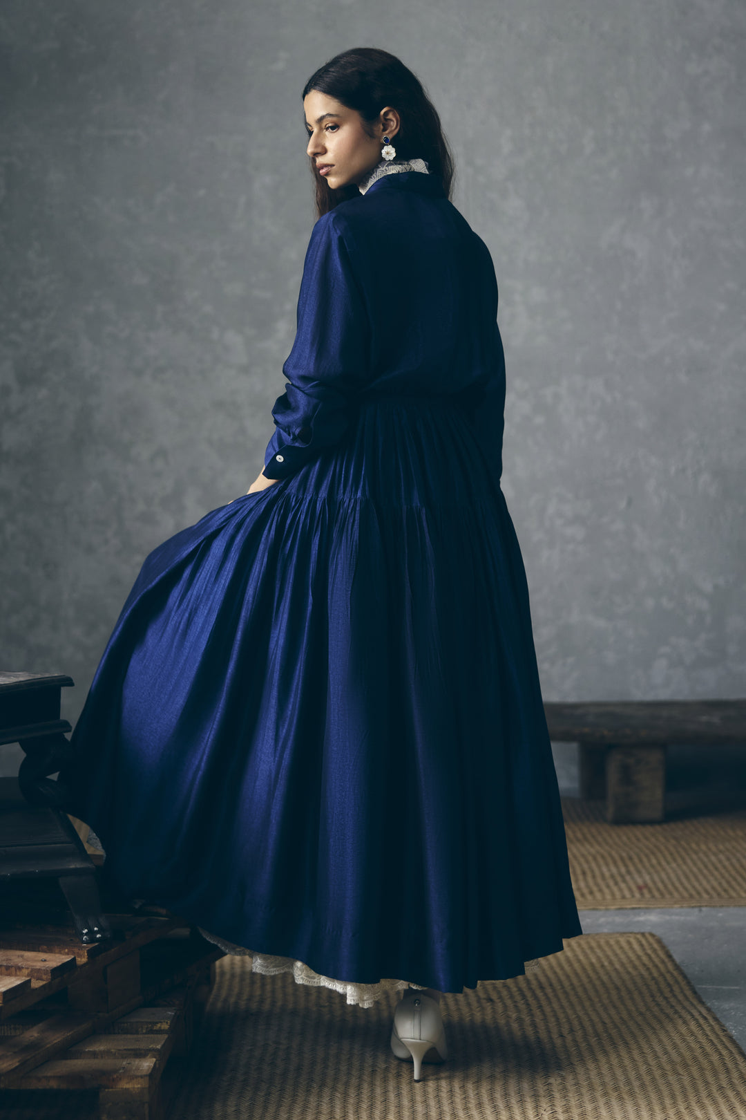 Elina dress- BLUE