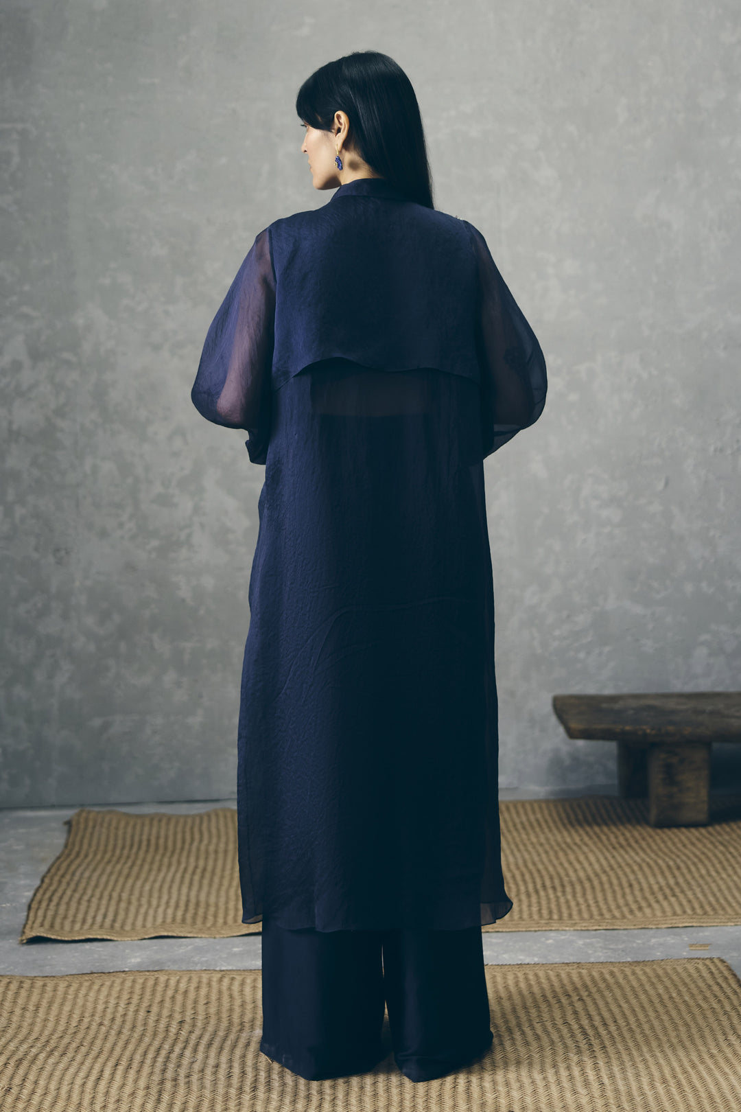 Nami jacket set - NAVY BLUE