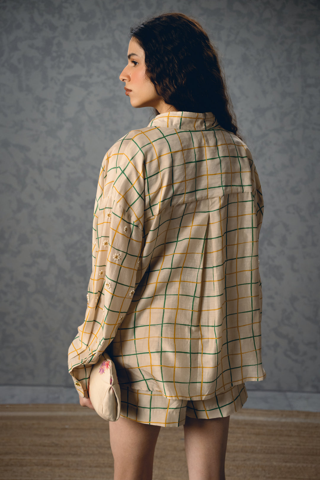 Nori shirt set-IVORY