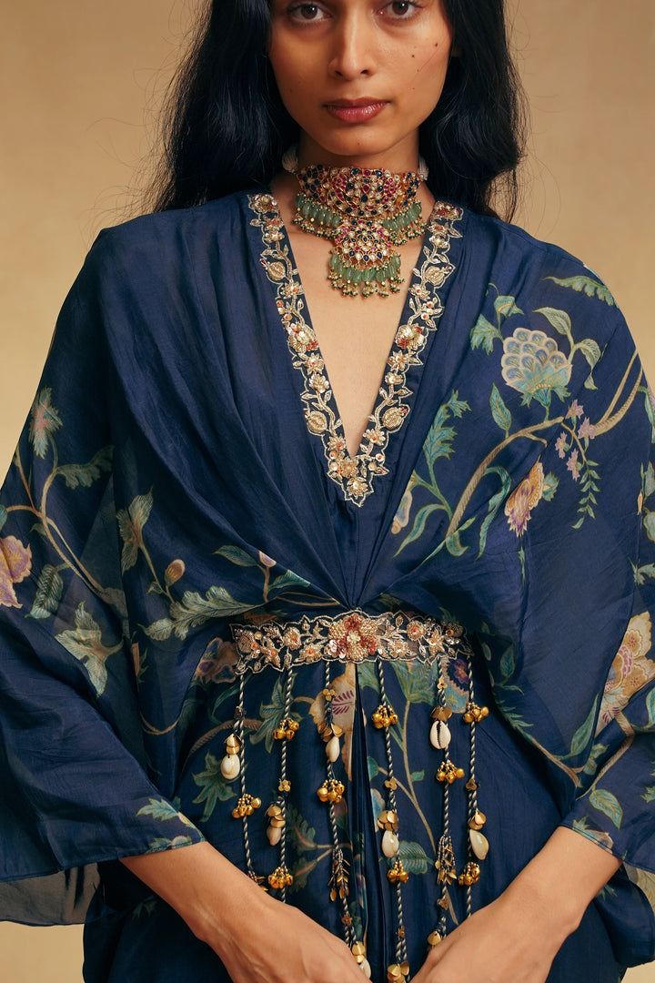 Ena kaftan- berry blue