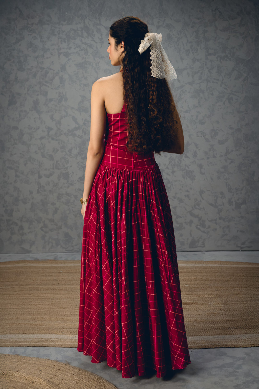 Akari dress- MAROON