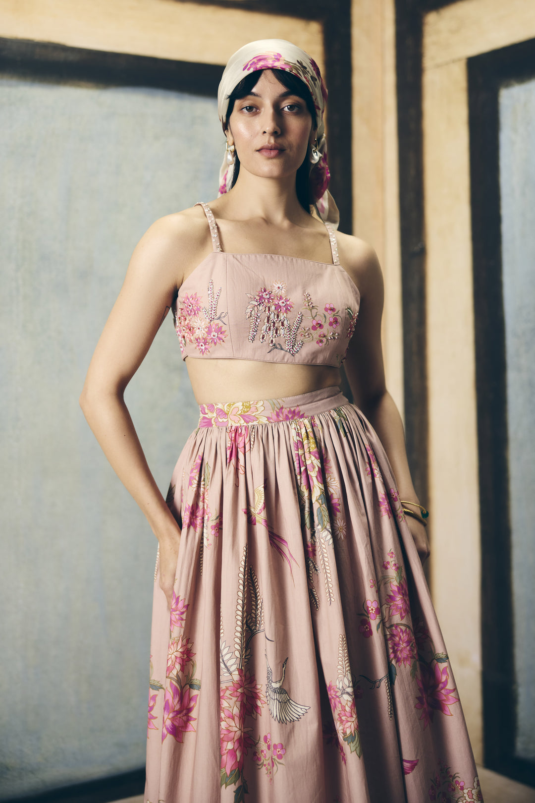 Alina skirt set - CHALK