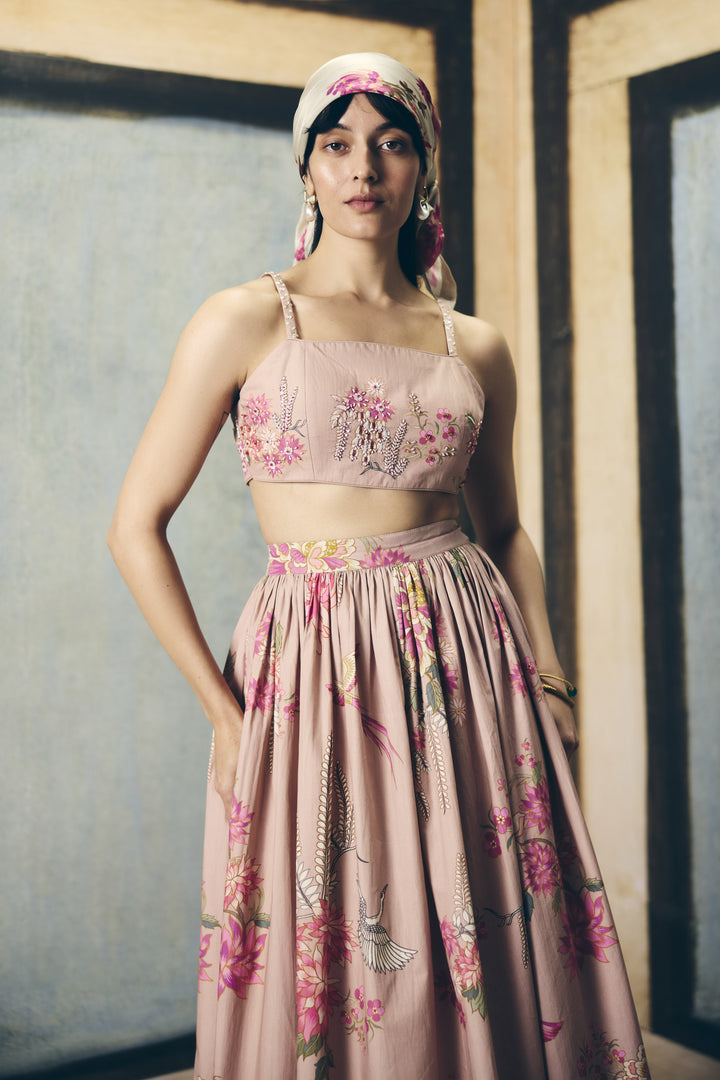 Alina skirt set - CHALK