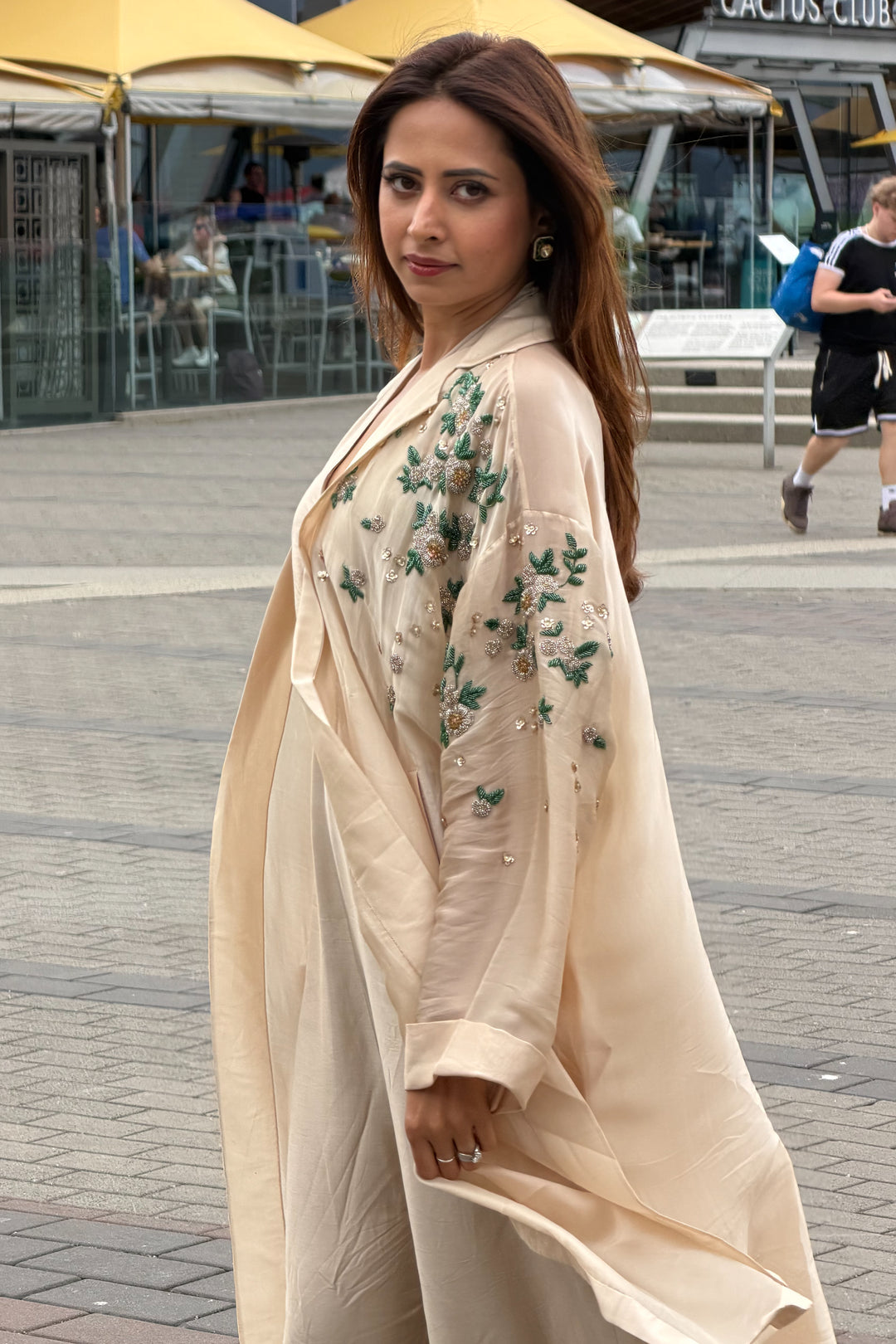 Shargun Mehta in the Shinju jumpsuit set - IVORY