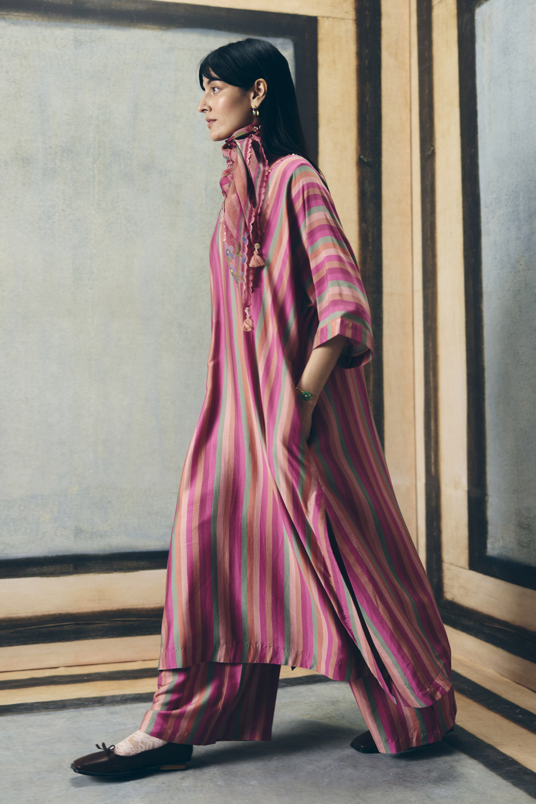 Ayaka kurta set - DUSKY