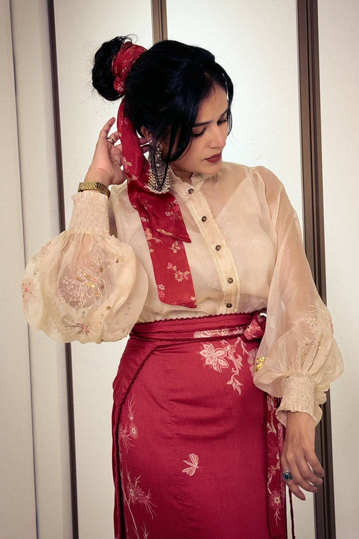 Roselle skirt set