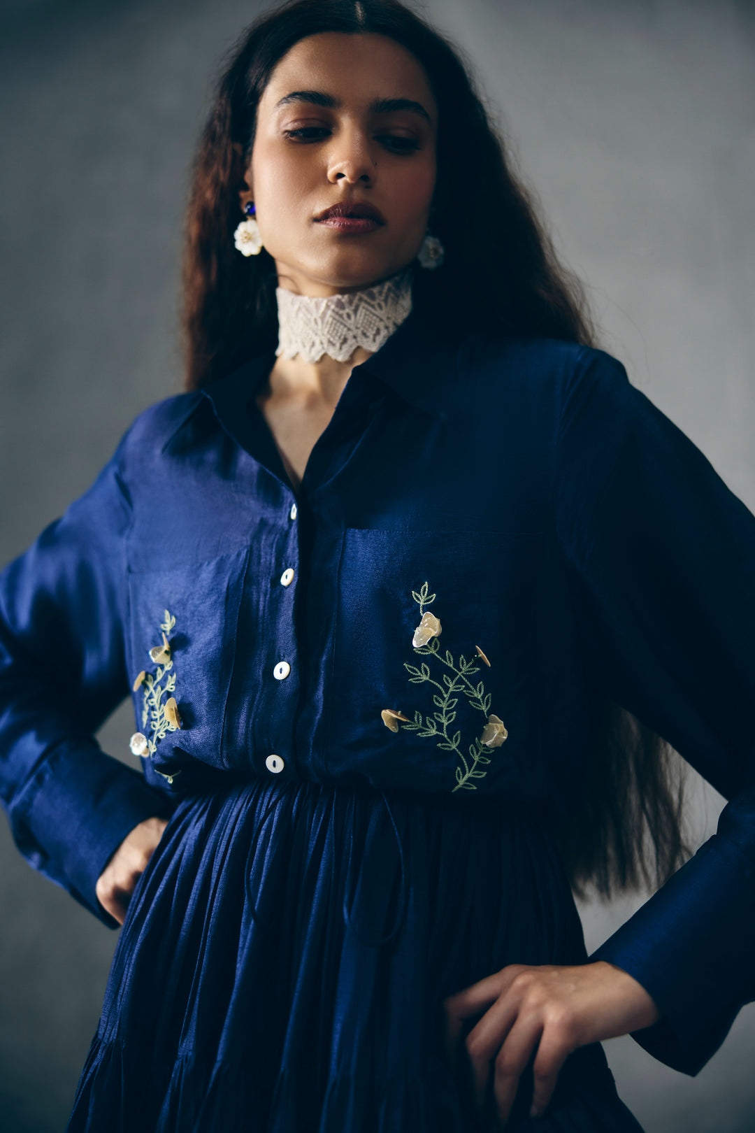 Elina dress- BLUE