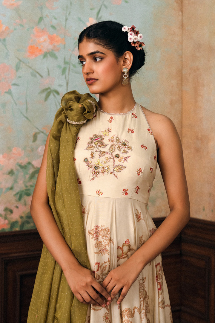 Delphine Anarkali set