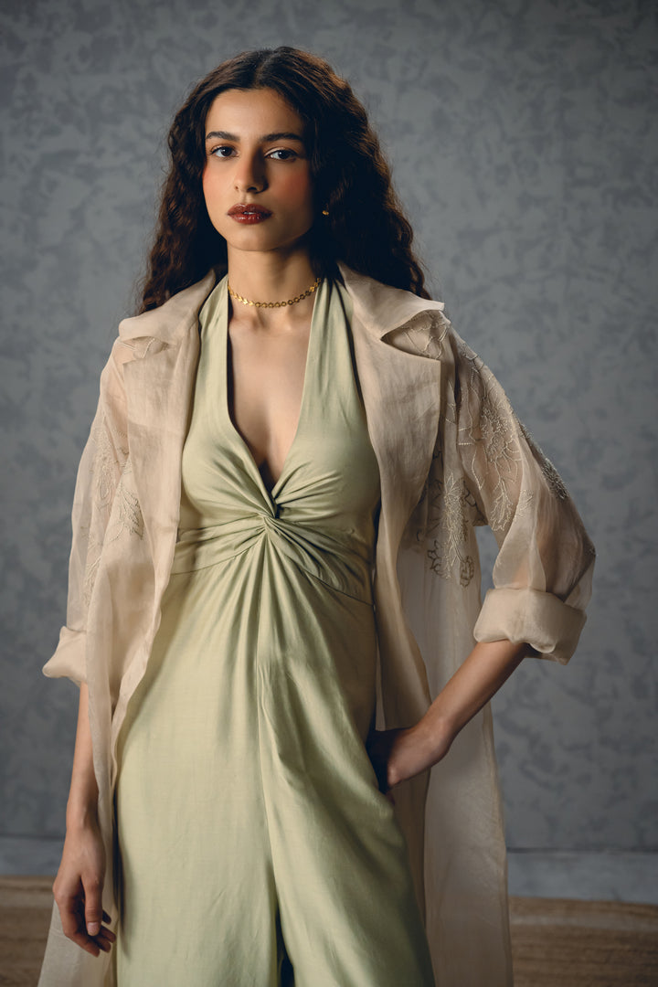 Shinju jumpsuit set- MINT