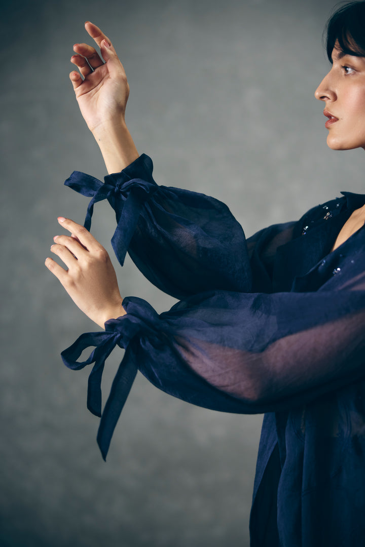 Nami jacket set - NAVY BLUE