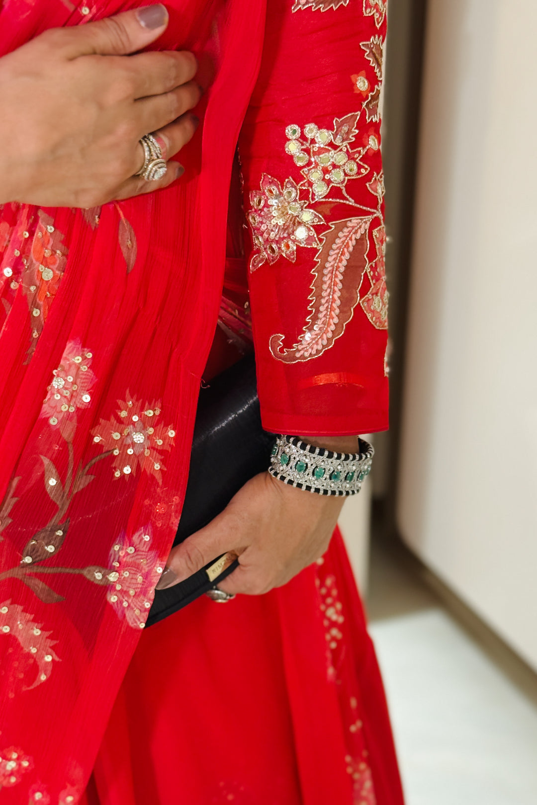 Ruby Saree set