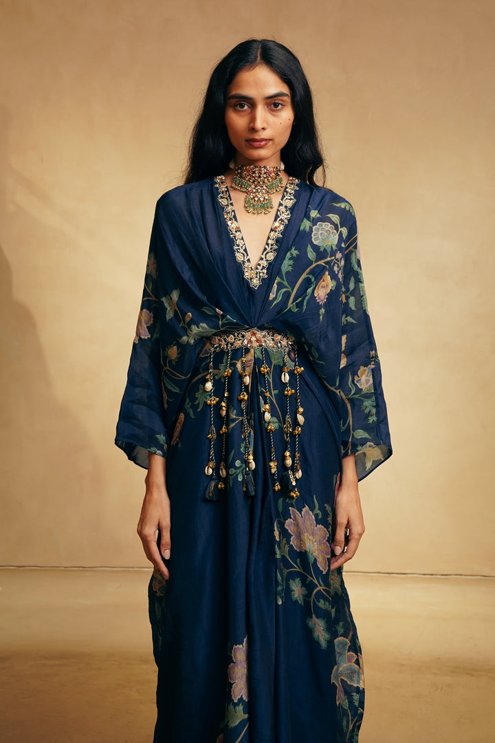 Ena kaftan- berry blue