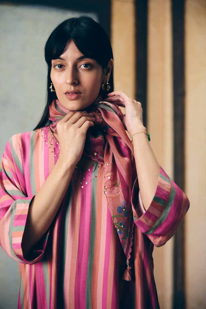 Ayaka kurta set - DUSKY