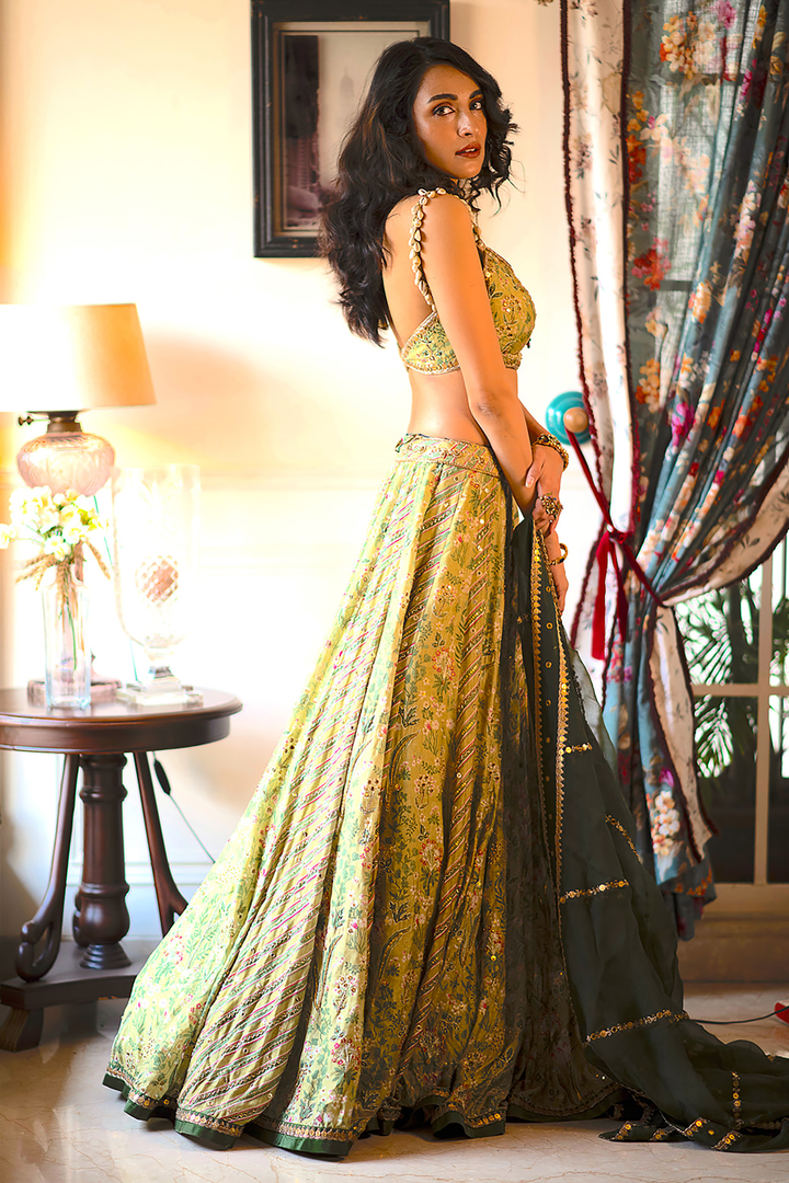 Polvina Malahara in the POLVINA LEHENGA SET