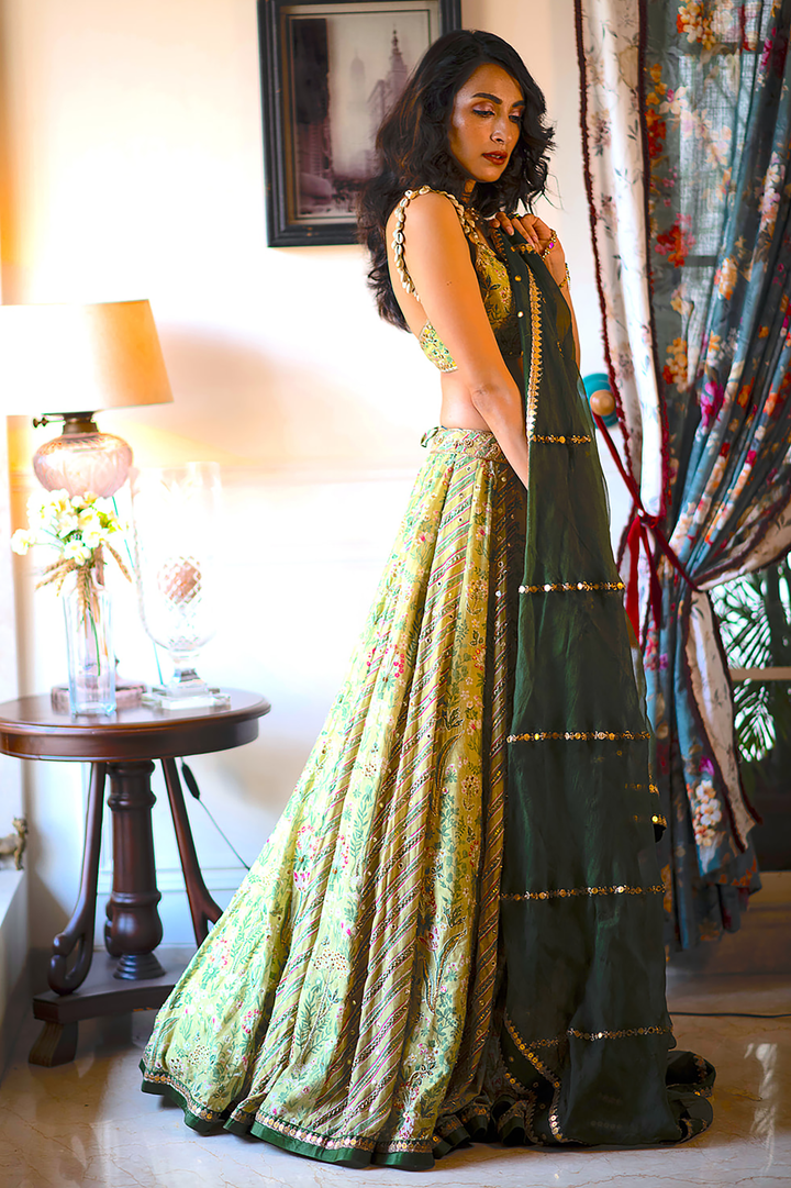 Polvina Malahara in the POLVINA LEHENGA SET