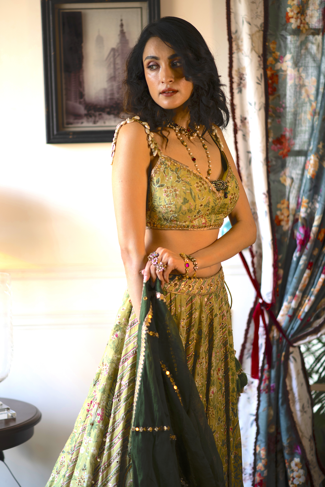 Polvina Malahara in the POLVINA LEHENGA SET