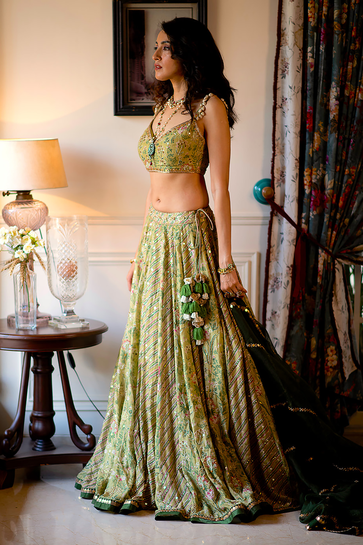 Polvina Malahara in the POLVINA LEHENGA SET