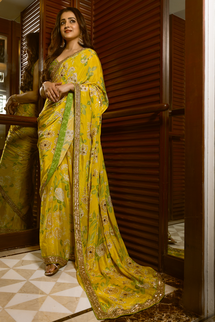 Trisha Krishnan in the TRISHA SAREE SET