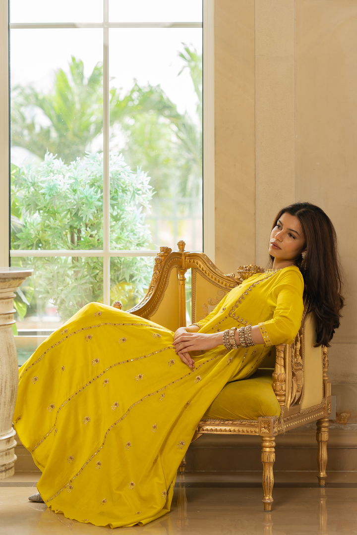 TENLEY KURTA SET – YELLOW