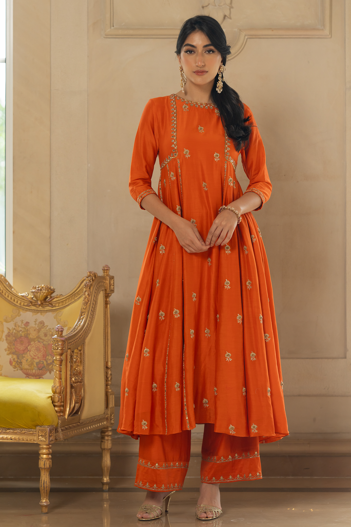 TENLEY KURTA SET – RUST