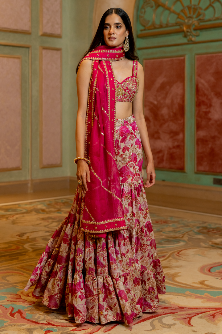 HEELA LEHENGA SET