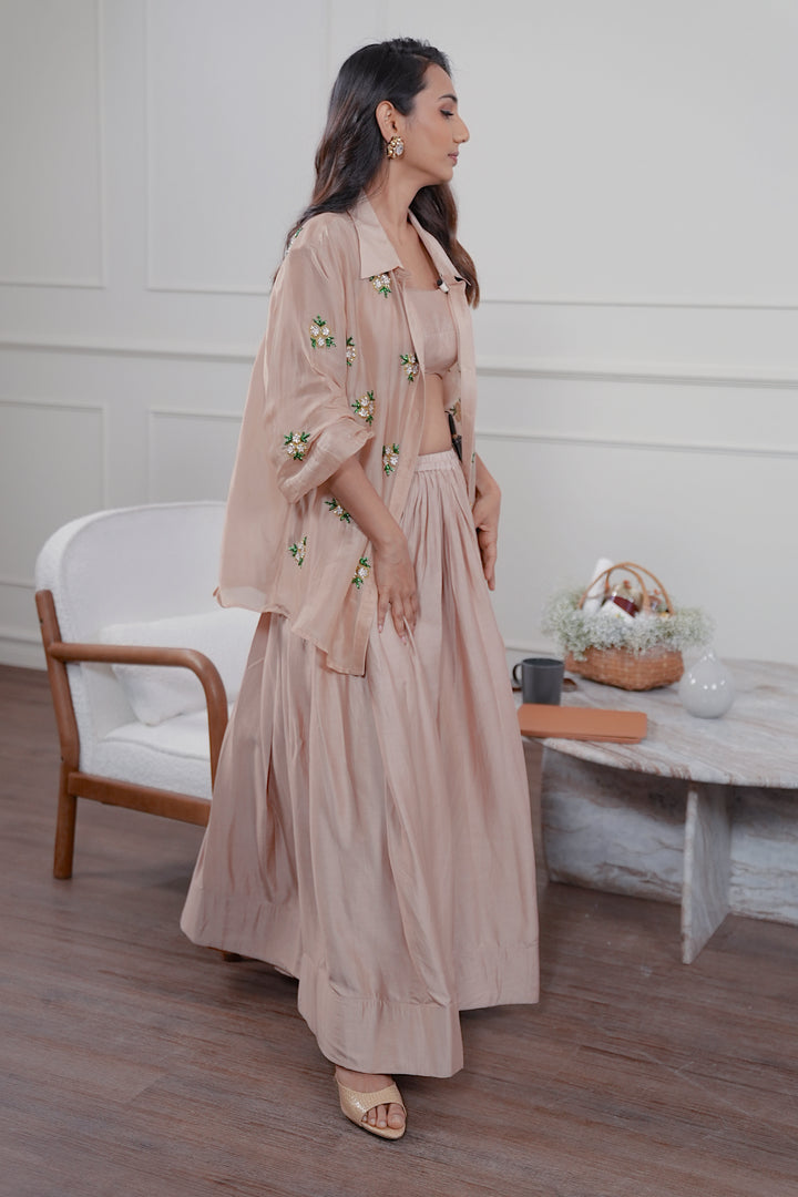 Masoom Meenawala in the Izumi shirt set