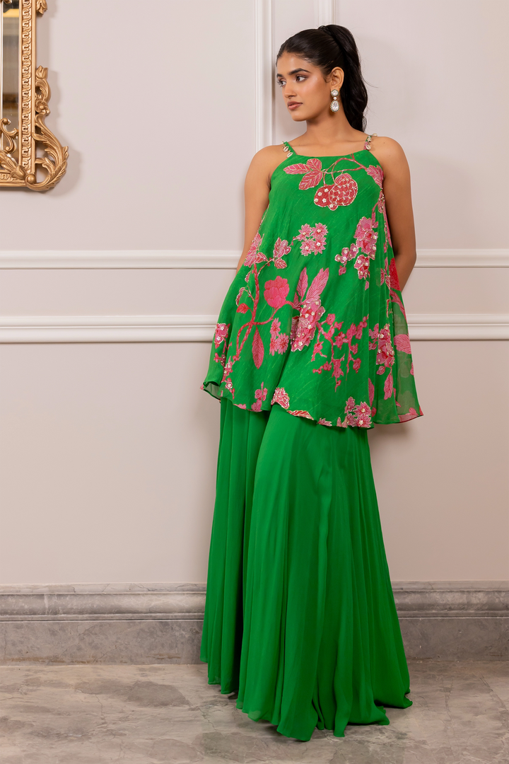 HEIDI PALAZZO SET – GREEN