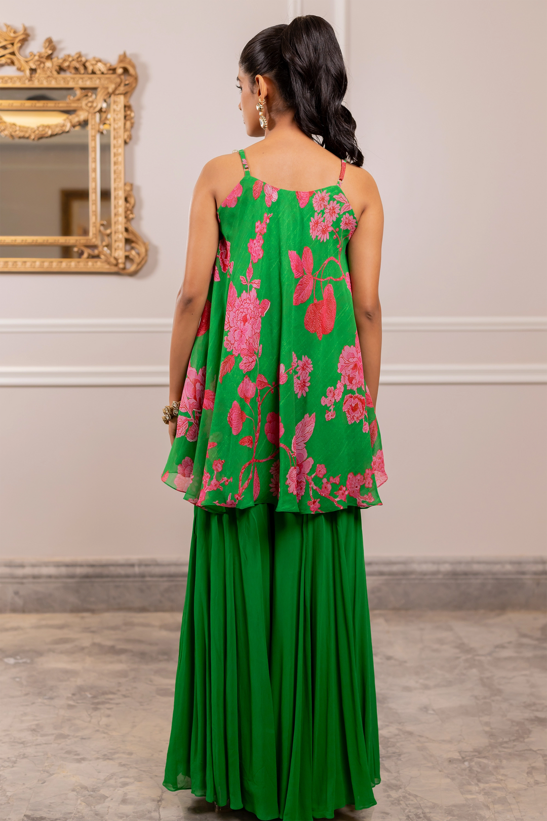 HEIDI PALAZZO SET – GREEN